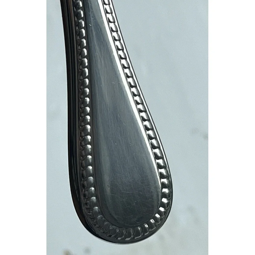 Lenox Kate Spade Union Stainless Dinner Knife Flatware Silverware Rope Border